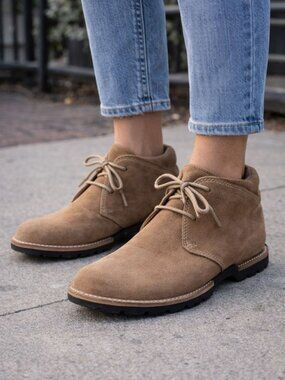 Cole Haan Suede Chukka Boots Brown Lace Up Comfort Sole Size US 9.5 Casual